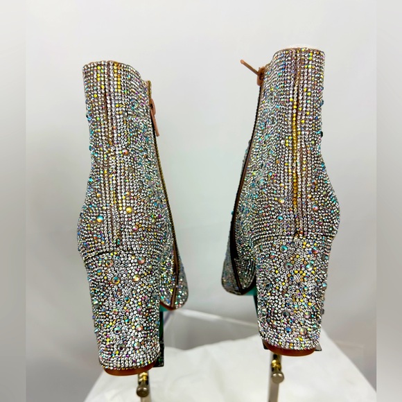 Betsey Johnson Women's Cady Evening Booties Encrusted Sparkling Rhinesto… - Picture 6 of 12